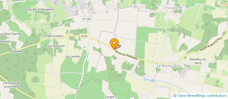 localisation de l'entreprise SCI JCA  LES GARENNES SUR LOIRE