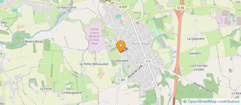 localisation de l'entreprise SCI JCA  PONT-PEAN