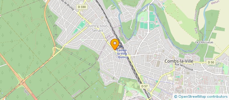 localisation de l'entreprise SCI JCAF  COMBS-LA-VILLE