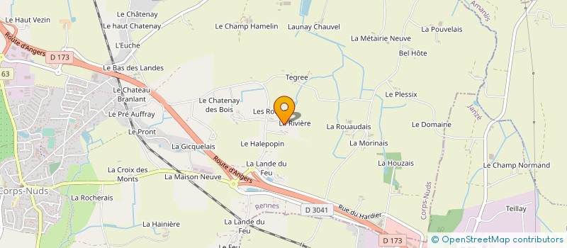 localisation de l'entreprise SCI JCAL  AMANLIS