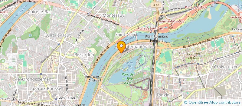 localisation de l'entreprise SCI JCB  LYON