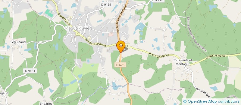 localisation de l'entreprise SCI JCB  PIEGUT-PLUVIERS