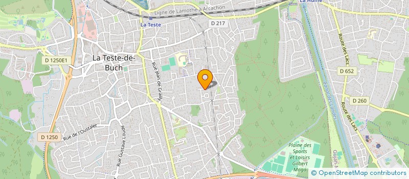 localisation de l'entreprise SCI JCB à LA TESTE DE BUCH