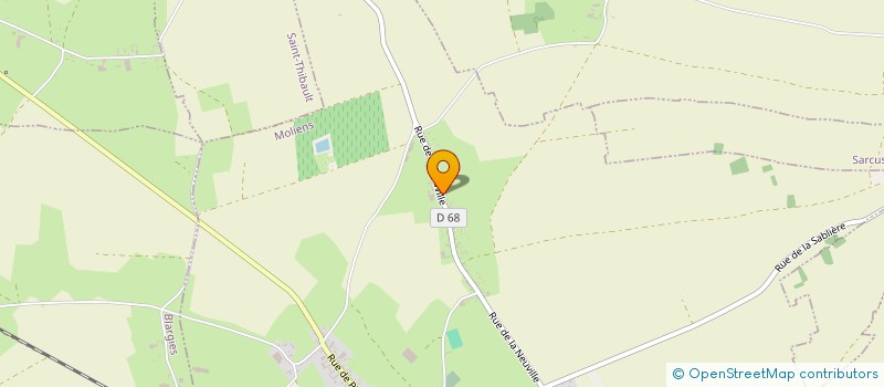 localisation de l'entreprise SCI JCB  MOLIENS