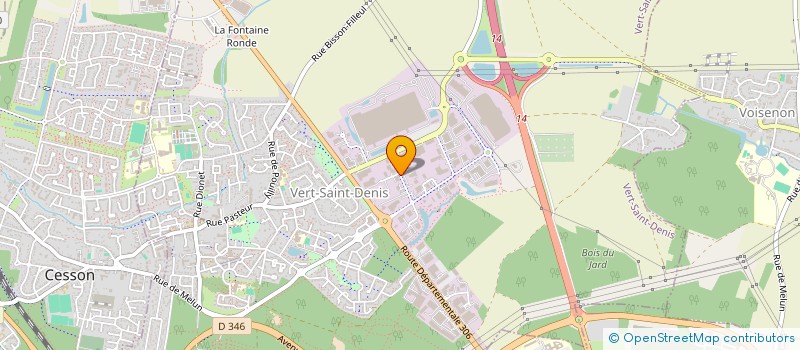 localisation de l'entreprise SCI JCB  VERT-SAINT-DENIS