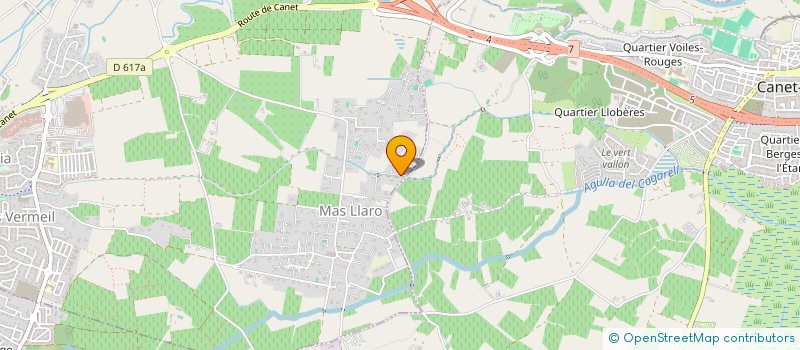 localisation de l'entreprise SCI JCB IMMO  PERPIGNAN