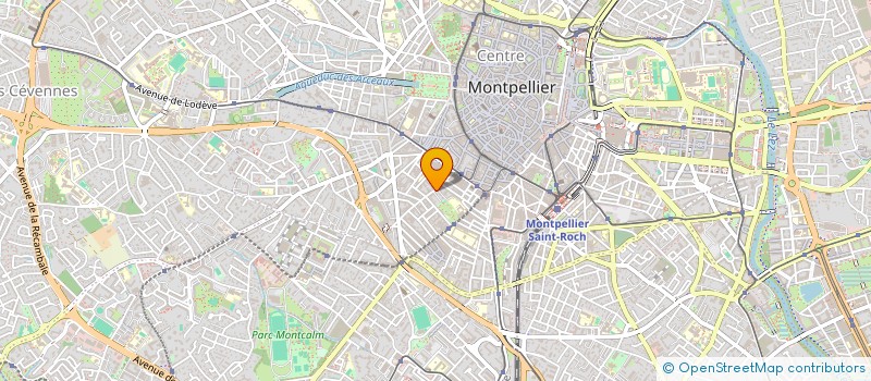 localisation de l'entreprise SCI JCBMA à MONTPELLIER