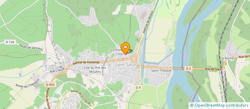 localisation de l'entreprise SCI JCBR  SAINT-SATUR