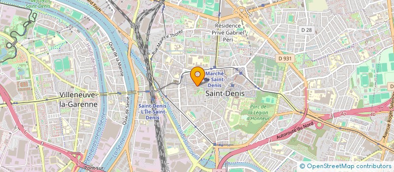 localisation de l'entreprise SCI JCC à SAINT-DENIS