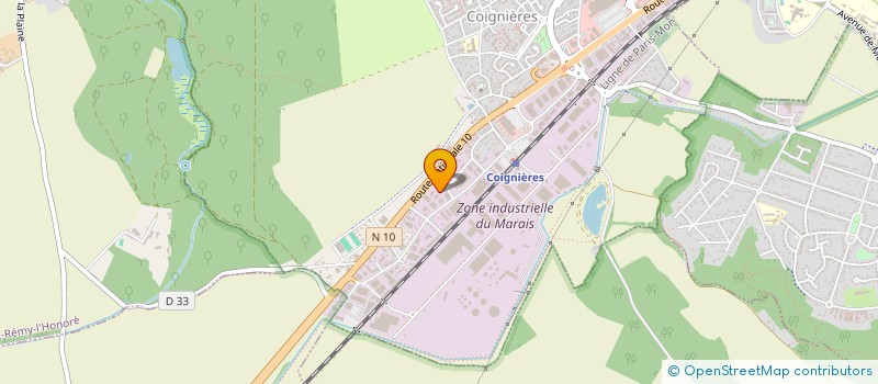 localisation de l'entreprise SCI  JCC à COIGNIERES