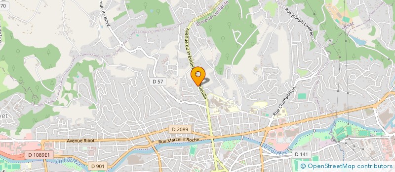 localisation de l'entreprise SCI JCC à BRIVE-LA-GAILLARDE