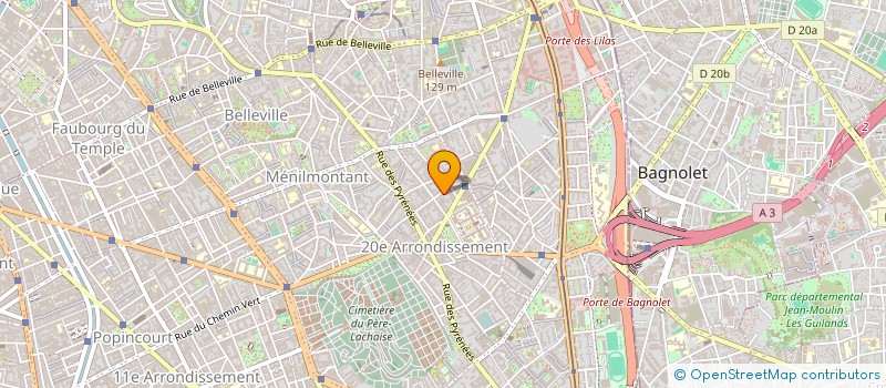 localisation de l'entreprise SCI JCC IMMOBILIER  PARIS