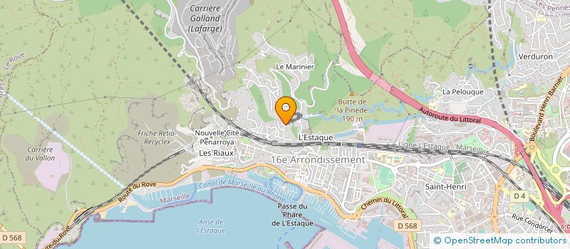 localisation de l'entreprise SCI JCCAS à MARSEILLE
