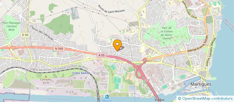 localisation de l'entreprise SCI JCCFJV  MARTIGUES