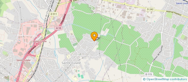 localisation de l'entreprise SCI JCCGACA à SAINTE-EULALIE