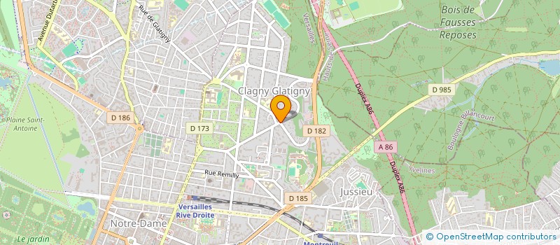localisation de l'entreprise SCI JCCJ FOCH à VERSAILLES