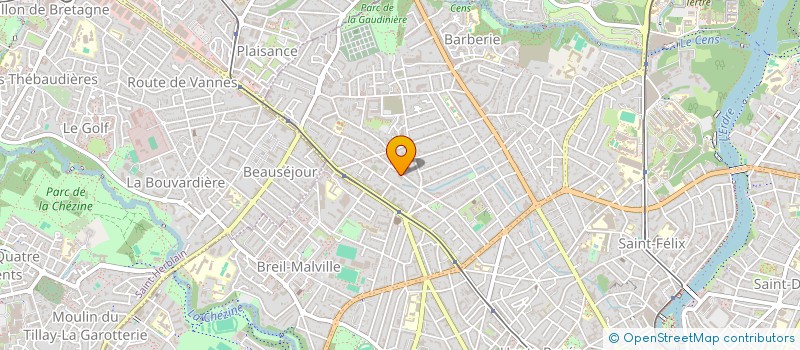 localisation de l'entreprise SCI JCCL  NANTES