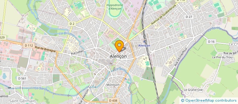localisation de l'entreprise SCI JCD à ALENCON