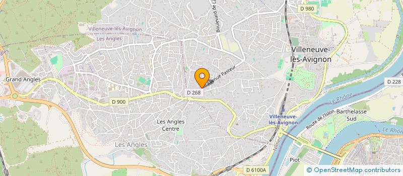 localisation de l'entreprise SCI JCD  VILLENEUVE-LES-AVIGNON