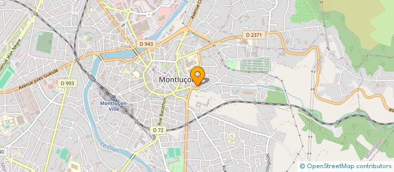 localisation de l'entreprise SCI JCD à MONTLUCON
