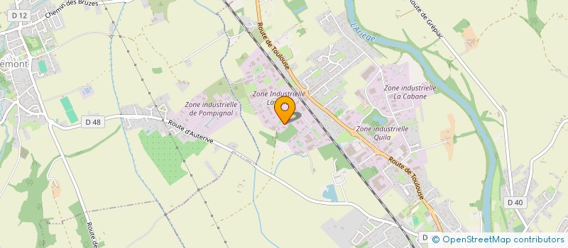 localisation de l'entreprise SCI JCD  AUTERIVE