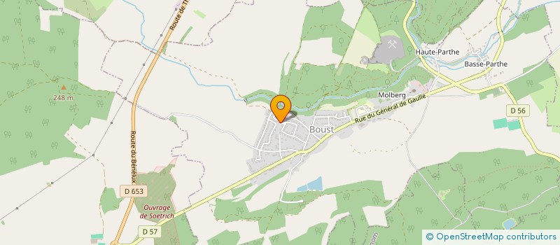 localisation de l'entreprise SCI JCD  BOUST