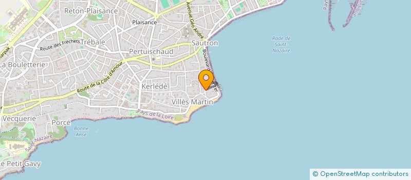 localisation de l'entreprise SCI JCDA  SAINT-NAZAIRE