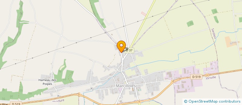 localisation de l'entreprise SCI JCDMBC  MARCILLOLES