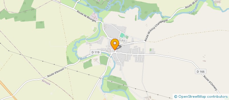 localisation de l'entreprise SCI JCF 18130  VORNAY