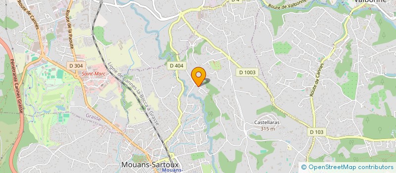 localisation de l'entreprise SCI JCF à MOUANS-SARTOUX