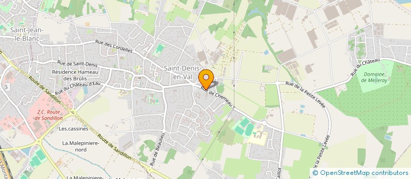 localisation de l'entreprise SCI JCFK à SAINT-DENIS-EN-VAL