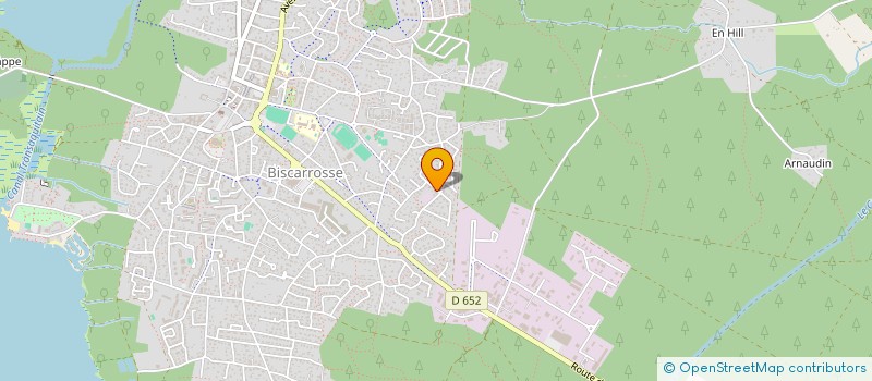 localisation de l'entreprise SCI JCFR  BISCARROSSE