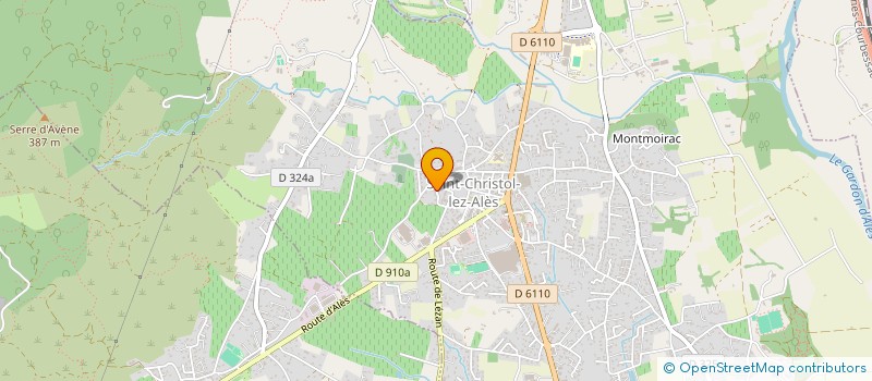 localisation de l'entreprise SCI JCG  SAINT-CHRISTOL-LEZ-ALES