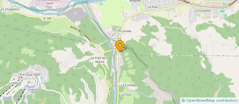 localisation de l'entreprise SCI JCG  UVERNET-FOURS