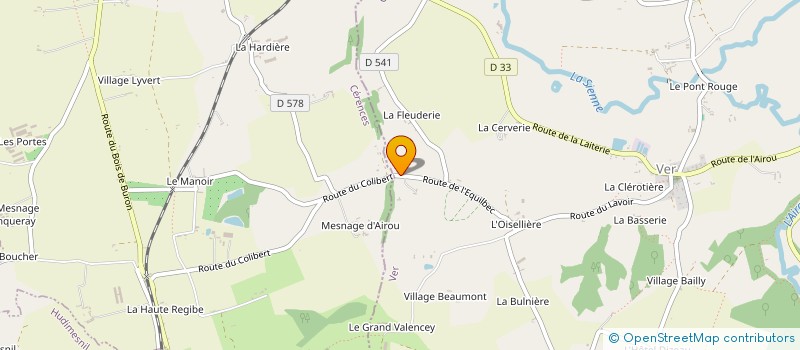 localisation de l'entreprise SCI JCG  GAVRAY-SUR-SIENNE