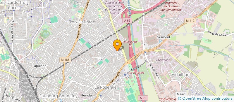 localisation de l'entreprise SCI JCG à TOULOUSE
