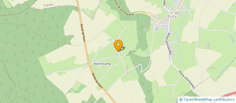 localisation de l'entreprise SCI JCG DES CHENES  BULLY