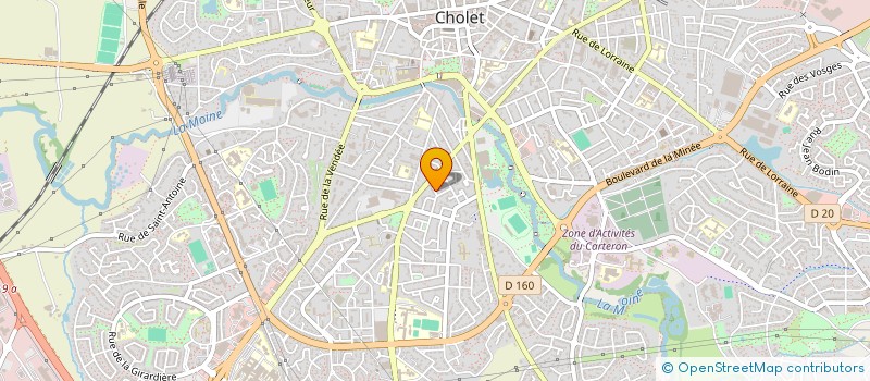 localisation de l'entreprise SCI JCGL  CHOLET