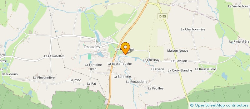 localisation de l'entreprise SCI JCH  DROUGES