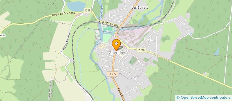 localisation de l'entreprise SCI JCH à GUERIGNY