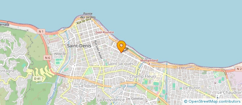 localisation de l'entreprise SCI JCH ET ASSOCIE à SAINT-DENIS
