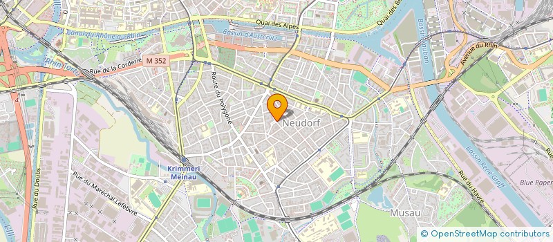 localisation de l'entreprise SCI JCIK  STRASBOURG