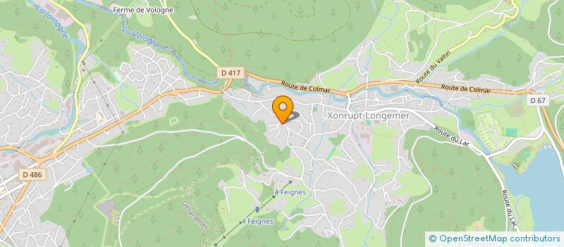 localisation de l'entreprise SCI JCIS à XONRUPT-LONGEMER