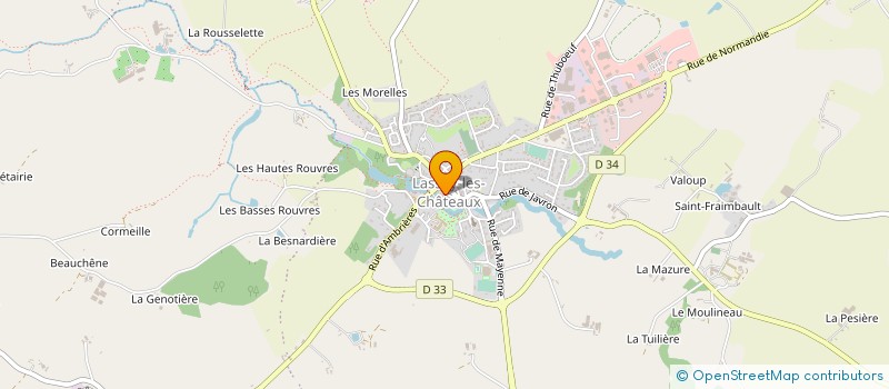 localisation de l'entreprise SCI JCJ LASSAYENNE  LASSAY-LES-CHATEAUX