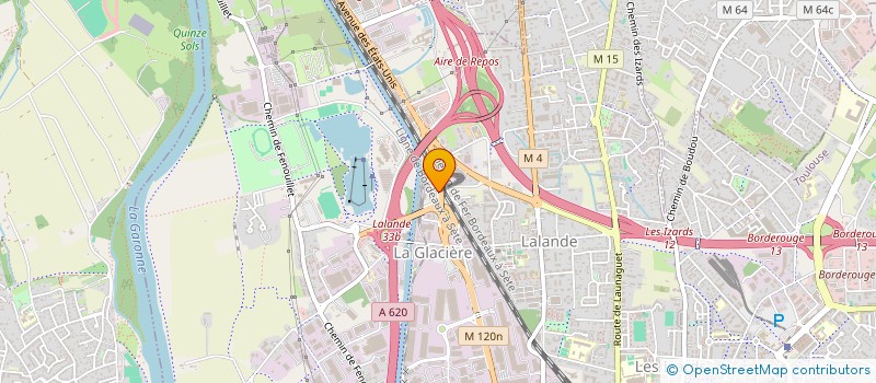 localisation de l'entreprise SCI JCK à TOULOUSE