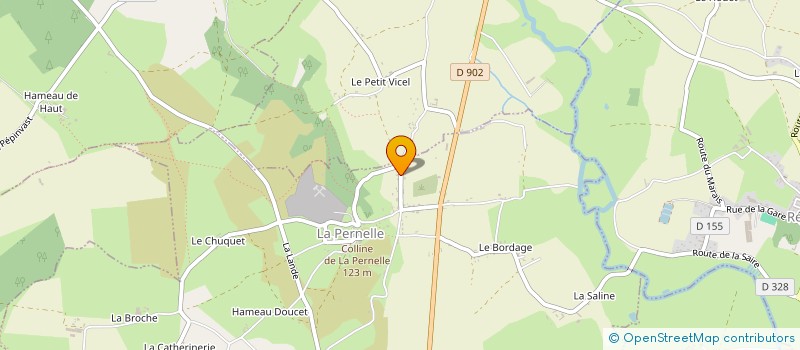 localisation de l'entreprise SCI JCK  LA PERNELLE