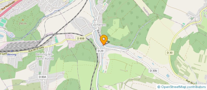 localisation de l'entreprise SCI JCKM  COCHEREN