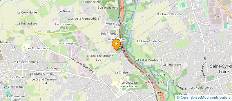 localisation de l'entreprise SCI JCL à FONDETTES