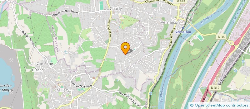 localisation de l'entreprise SCI JCL  CHARLY