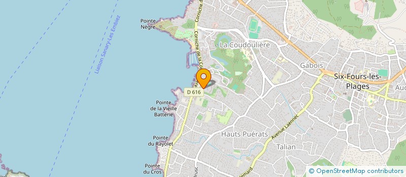 localisation de l'entreprise SCI JCL à SIX-FOURS-LES-PLAGES